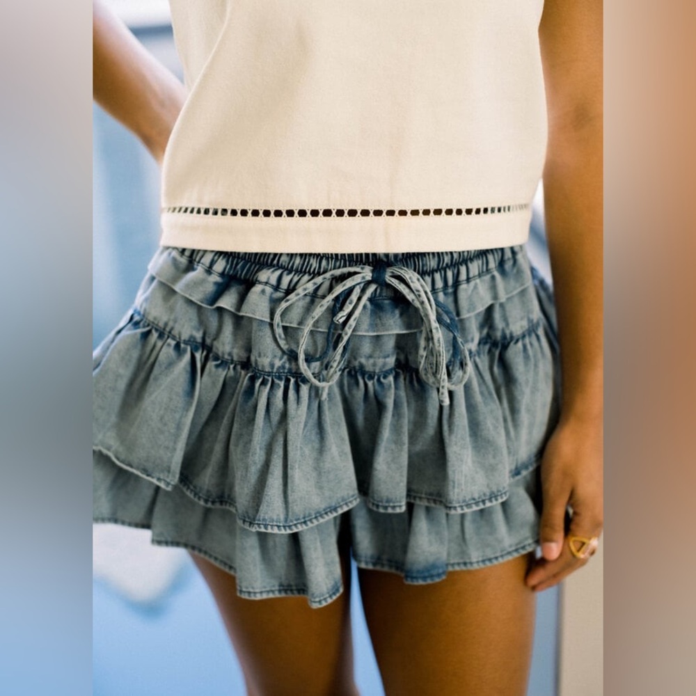 Denim SHUG lals mini skirt S perfect condition smoke pet free home